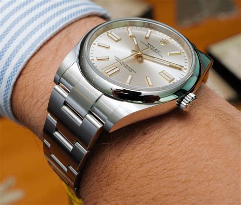 silver rolex watch mens|rolex oyster perpetual 41mm silver.